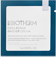 ПОДАРУНОК! Крем для відновлення захисних функцій для всіх типів шкіри обличчя - Biotherm Cera Repair Barrier Cream (пробник) — фото N1