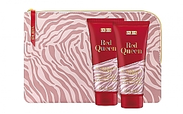 Парфумерія, косметика Набір - Pupa Red Queen 005 (bag + Milk/200 ml + cream/200ml)