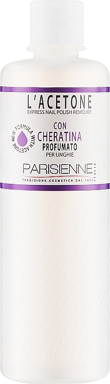 Жидкость для снятия лака с кератином - Parisienne Italia Nail Polish Remover With Keratin — фото N1