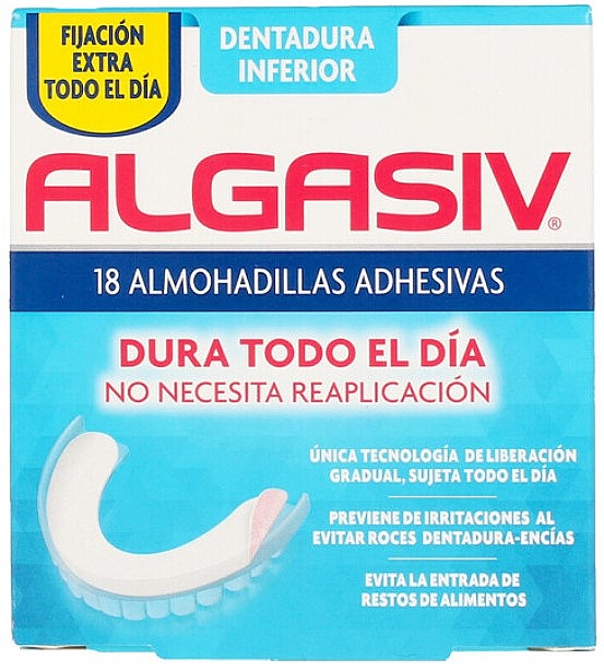 Адгезивні прокладки для зубних протезів - Algasiv Denture Adhesive Seals — фото N1