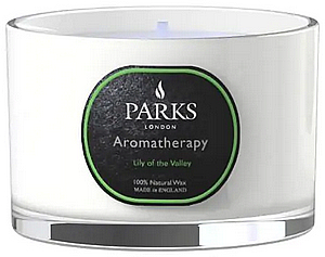 Ароматична свічка - Parks London Aromatherapy Lily of the Valley Candle — фото N1