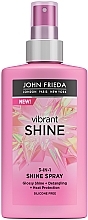Спрей для блиску волосся 3 в 1 - John Frieda Vibrant Shine 3-in-1 Shine Spray — фото N1