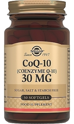 Пищевая добавка "Коэнзим Q10", 30 mg - Solgar СoQ-10 — фото N1
