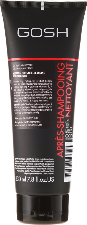 Кондиціонер очищувальний для волосся - Gosh Vitamin Booster Cleansing Conditioner — фото N2