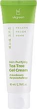 Крем-гель для обличчя з екстрактом чайного дерева - Vegreen Skin Purfying Tea Tree Gel Cream — фото N1