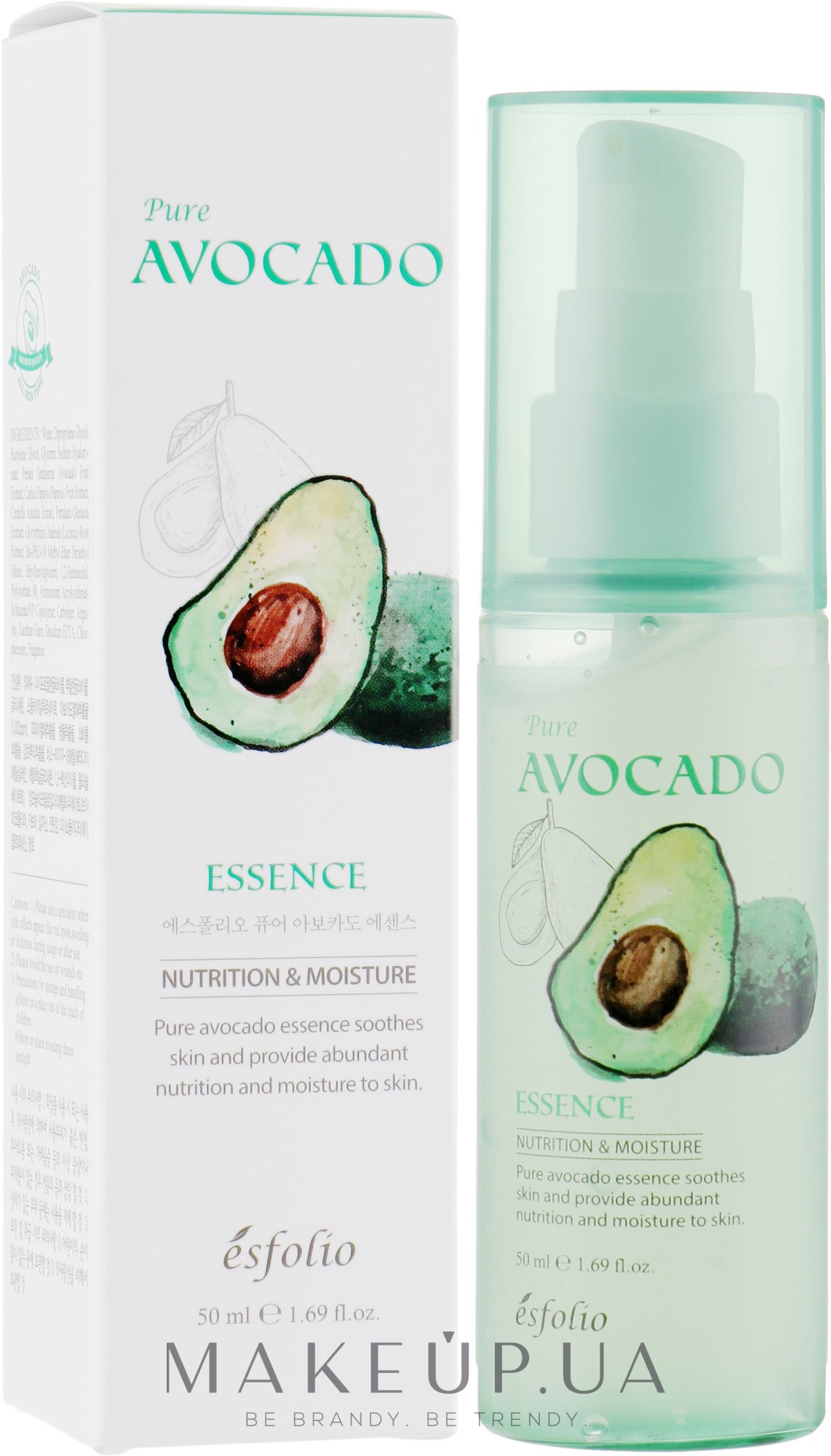 Эссенция для лица "Pure" с экстрактом авокадо - Esfolio Pure Avocado Essence — фото 50ml