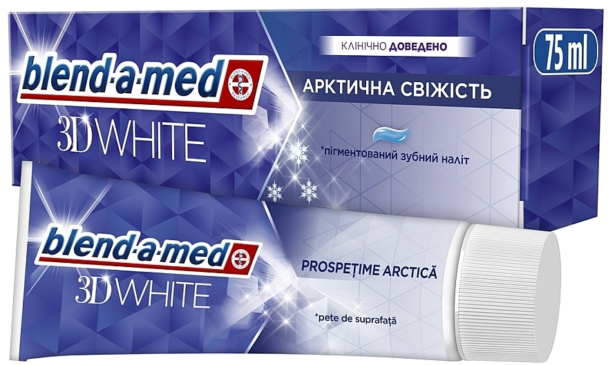 Зубная паста "Арктическая свежесть" - Blend-A-Med 3D White Toothpaste