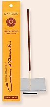 Ароматические палочки "Сандал" - Maroma Encens d'Auroville Stick Incense Sandalwood — фото N2