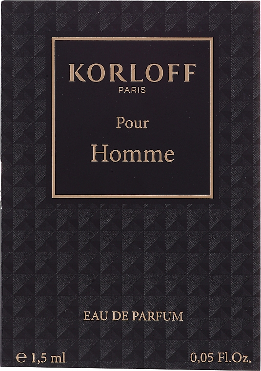 Korloff Paris Pour Homme - Парфюмированная вода (пробник) — фото N1