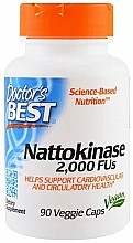 Харчова добавка "Натокіназа", в капсулах  - Doctor's Best Nattokinase 2000 FU — фото N1
