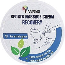 Духи, Парфюмерия, косметика Крем для спортивного массажа "Восстановление" - Verana Sports Massage Cream Recovery