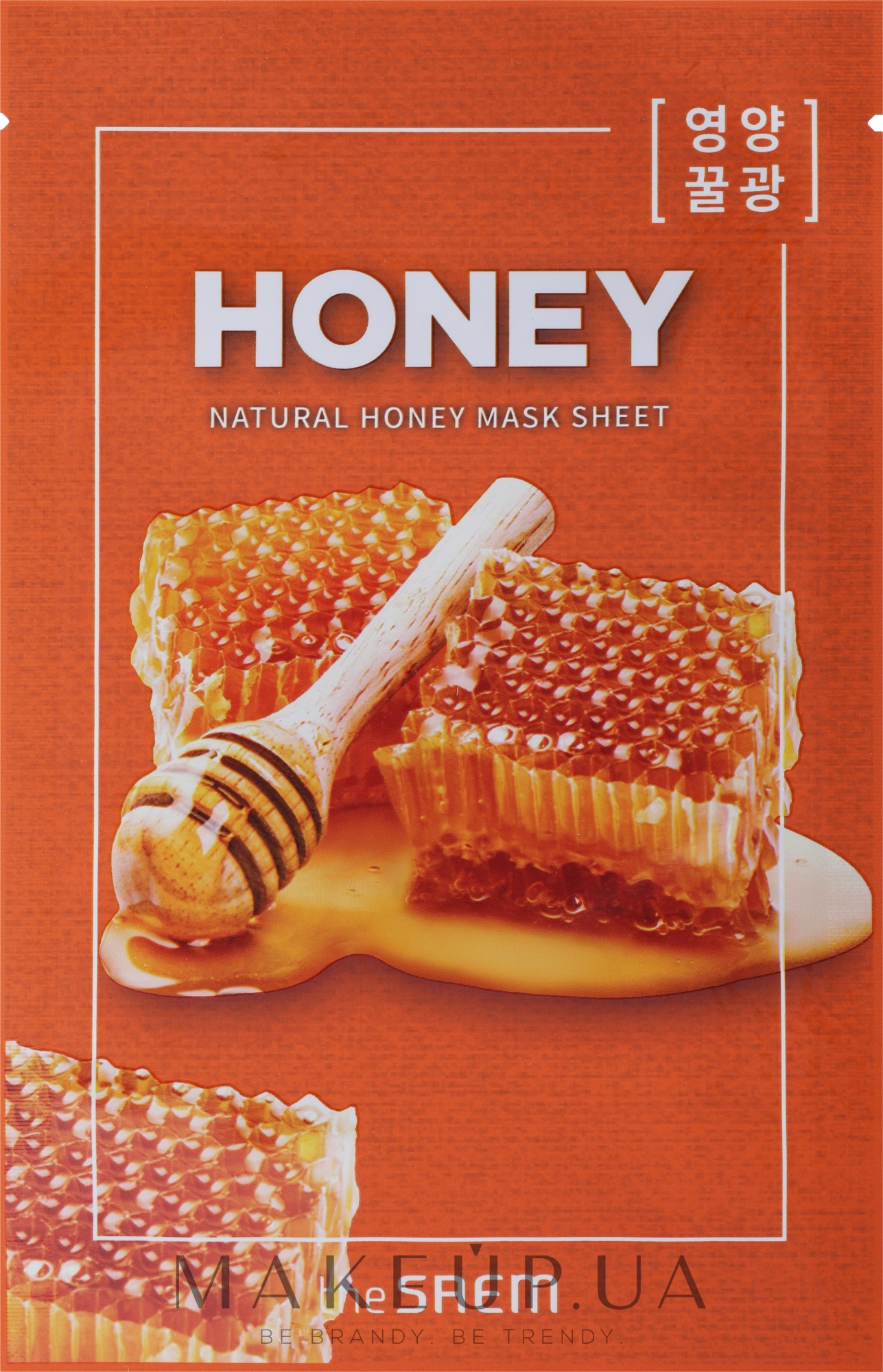 Тканевая маска с натуральными экстрактами "Мед" - The Saem Natural Honey Mask Sheet — фото 21ml