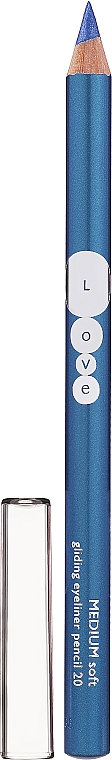 Карандаш для глаз - Kallos Cosmetics Love Gliding Eyeliner Pencil Medium Soft  — фото N1