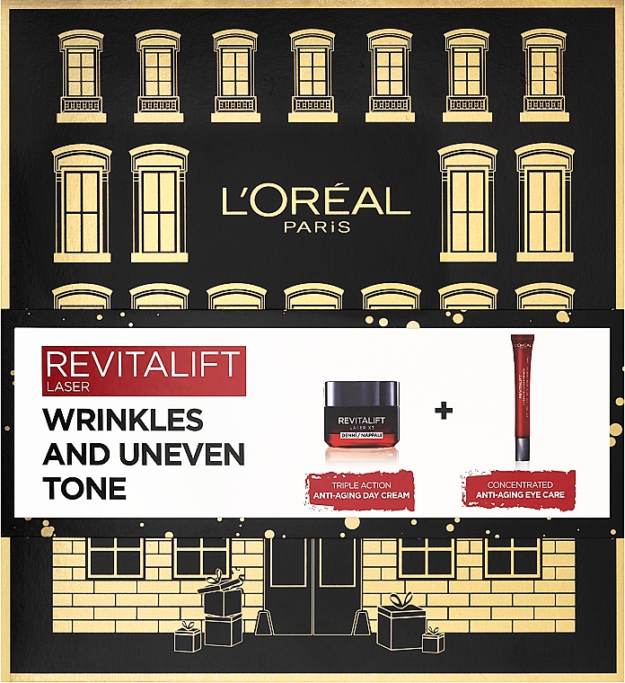 Набор - L'Oreal Paris Revitalift Laser (f/cr/50ml + eye/cr/15ml) — фото N2