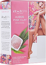 Набір для рук і ніг з рожевою глиною - IBD Aussie Pink Clay Detox Intro Kit (soak/114g + scr/180g + mask/120ml + cr/120ml) — фото N3