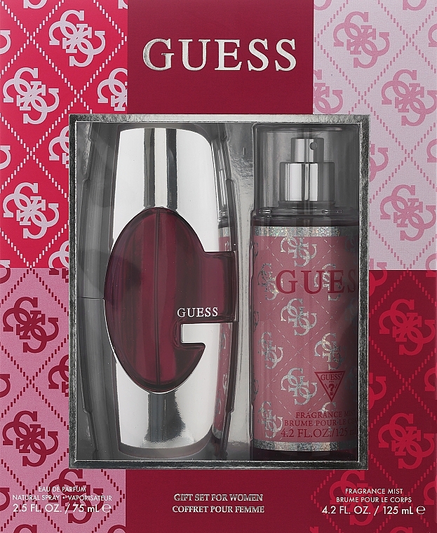 Guess For Women Pour Femme - Набір (edp/75ml + mist/125ml) — фото N1