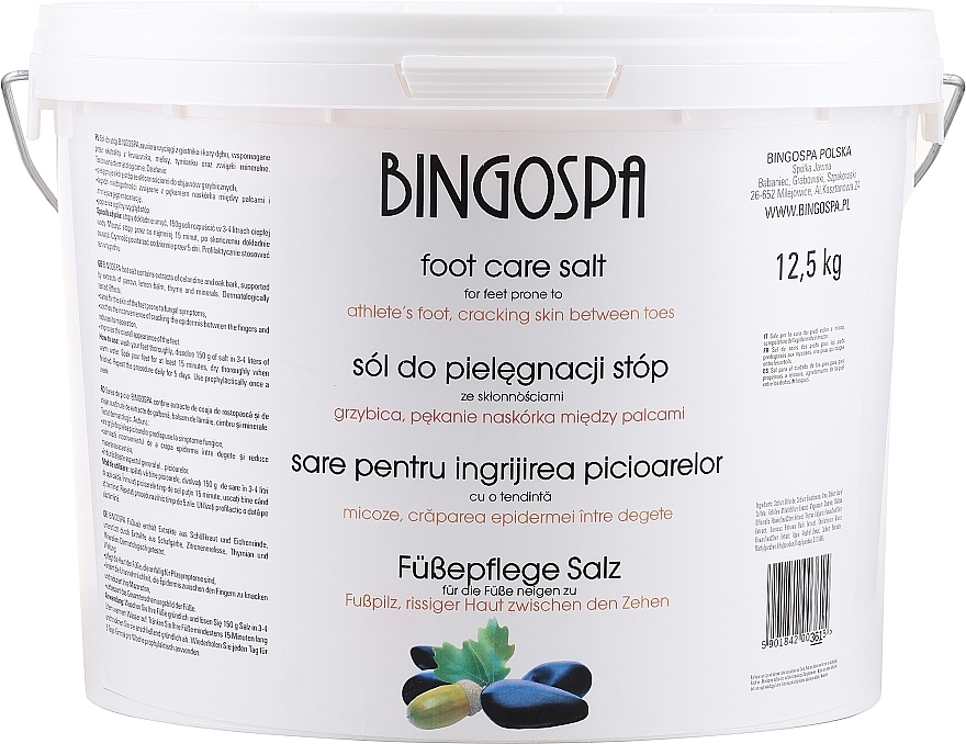 Соль для ног, склонных к грибковой инфекции и растрескиванию кожи - BingoSpa Salt For Feet — фото N3