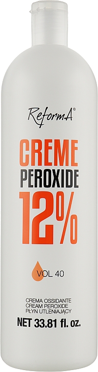 Крем-окислитель 12% - ReformA Cream Peroxide 40 Vol — фото N1