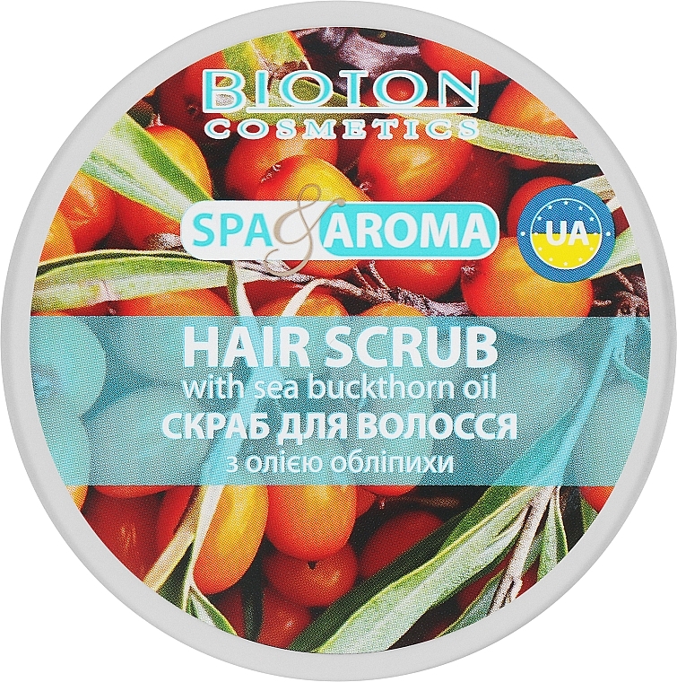 Скраб для кожи головы с облепиховым маслом - Bioton Cosmtics Spa & Aroma Hair Scrub