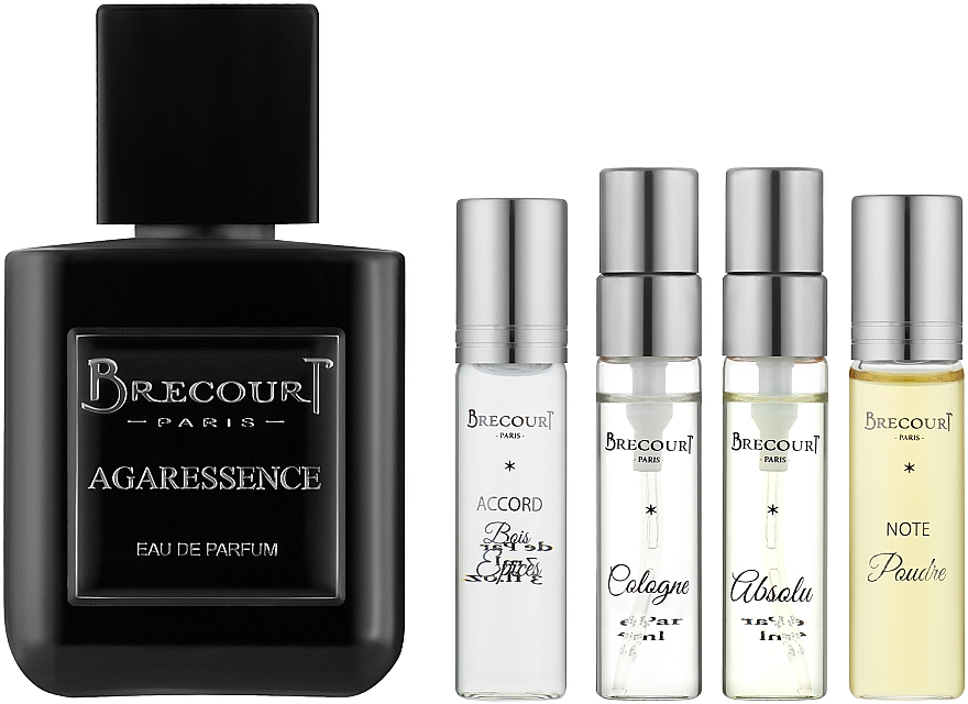 Brecourt Agaressence - Набір (edp/50ml + edp/2x7ml + edp/2x5ml) — фото N2