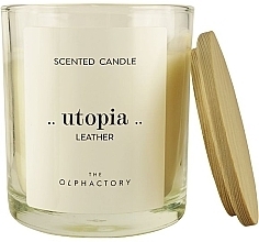 Ароматическая свеча - Ambientair The Olphactory Utopia Leather Candle — фото N1