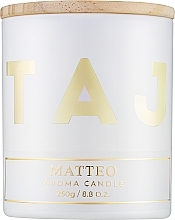 Духи, Парфюмерия, косметика Ароматическая свеча "Matteo" - Taj Max Aroma Candle