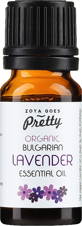 Органическое эфирное масло болгарской лаванды - Zoya Goes Pretty Organic Bulgarian Lavender Essential Oil — фото N1