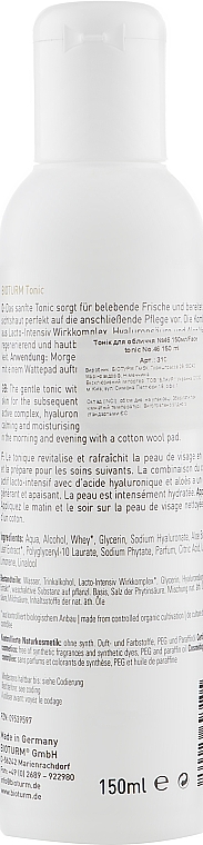 Тоник для лица с гиалуроновой кислотой и алоэ вера - Bioturm Tonic Nr.46  — фото N2
