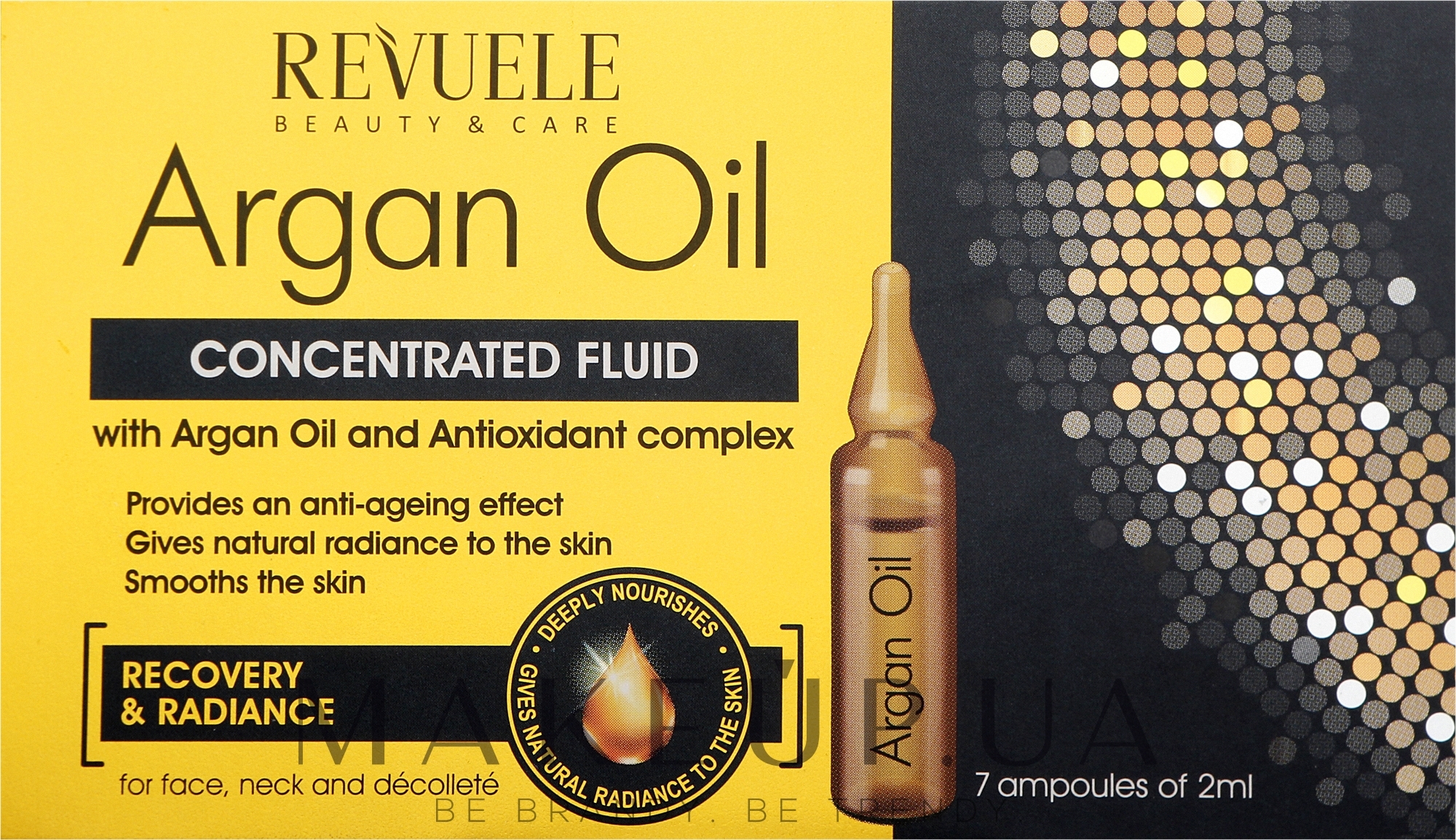 Флюид с аргановым маслом - Revuele Argan Oil Ampoules Concentrated Fluid — фото 7x2ml