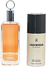 Духи, Парфюмерия, косметика Karl Lagerfeld Lagerfeld Classic - Набор (a/sh/lot/100ml + deo/spray/150ml)