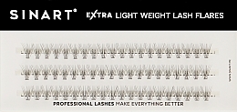 Парфумерія, косметика Вії пучкові 10D, 9 мм - Sinart Extra Light Weight Lash