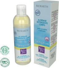 Духи, Парфюмерия, косметика Гель для купания на основе алоэ - Bioearth The Beauty Seed Aloebase Sensitive Body Wash