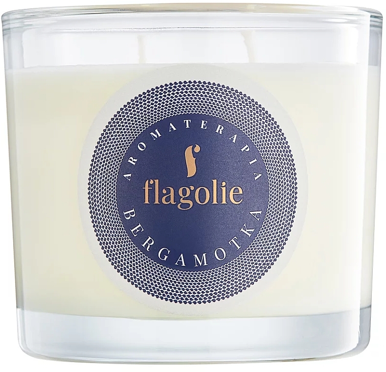 Ароматическая свеча в стакане "Бергамот" - Flagolie Fragranced Candle Bergamot — фото N1