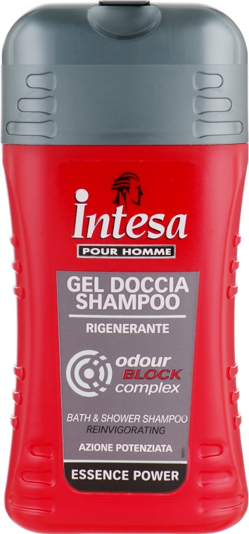 Шампунь-гель для душа блокирующий "Сила аромата" - Intesa Silver Essence Power Shower Shampoo Gel