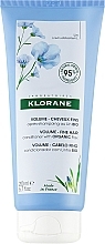 Парфумерія, косметика Кондиціонер для об'єму з екстрактом органічного льону - Klorane Volume -Fine Hair with Organic Flax