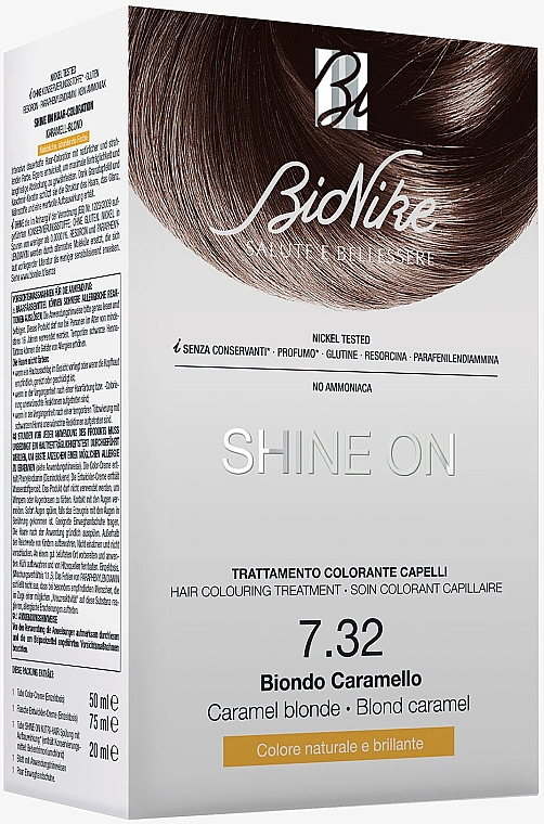 Краска для волос - BioNike Shine On Hair Colouring Treatment — фото N1