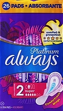 Гигиенические прокладки, размер 2, 26 шт - Always Platinum Protection +Extra Comfort Super — фото N10