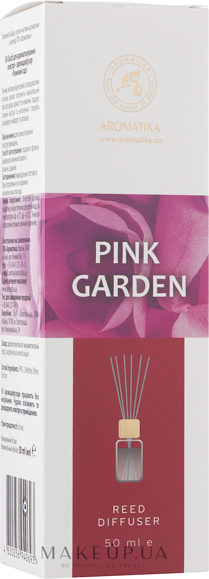 Аромадиффузор "Розовый сад" - Ароматика — фото 50ml