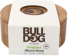 Парфумерія, косметика Мило для гоління, у бамбуковій мильниці - Bulldog Skincare Original Shave Soap In A Bamboo Bowl