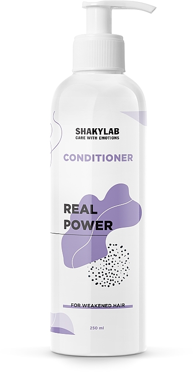 ПОДАРУНОК! Кондиціонер для ослабленого волосся "Real Power" - SHAKYLAB Conditioner For Weakened Hair — фото N1
