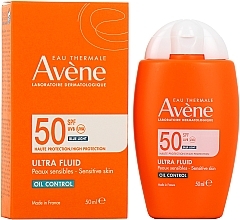 Солнцезащитный флюид - Avene Eau Thermale Ultra Fluid Oil Control Matifying SPF50 — фото N2