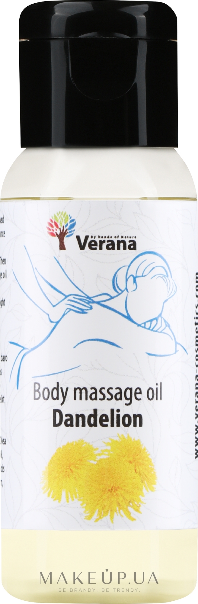 Массажное масло для тела "Dandelion" - Verana Body Massage Oil  — фото 30ml