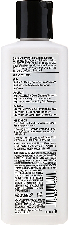 Шампунь для депігментації - L'anza Healing Color Cleansing Shampoo — фото N2