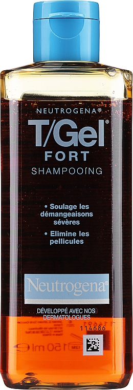 Шампунь проти лупи для сухої шкіри голови - Neutrogena T/Gel Fort Shampoo — фото N1