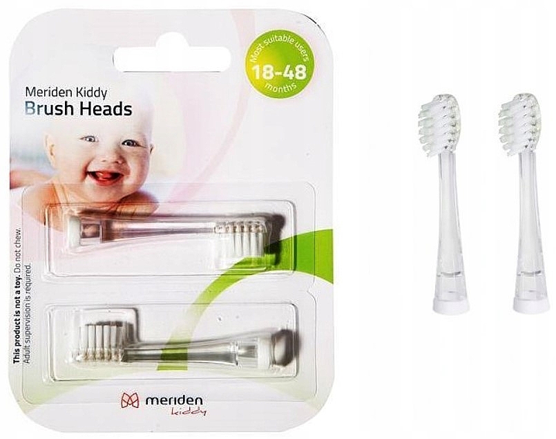 Насадки для звуковых зубных щеток для детей от 18 до 48 месяцев - Meriden Kiddy  — фото N1