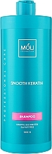 Шампунь безсульфатный с кератином и протеинами шелка - Moli Cosmetics Smooth Keratin — фото N2