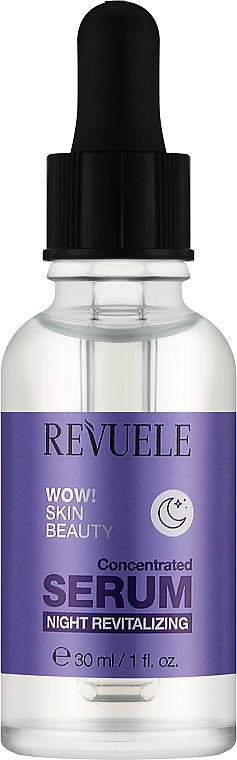 УЦЕНКА Сыворотка для лица омолаживающая, ночная - Revuele Wow! Skin Beauty Concentrated Serum * — фото N1