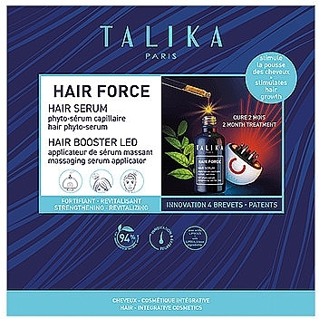 Набор для укрепления волос - Hair Growth Hair Force Kit (h/ser/50ml + accessories/1pcs) — фото N2