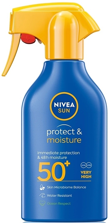 Солнцезащитный спрей для тела - NIVEA Sun Protect & Hydrate SPF50 Spray — фото N2