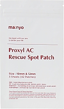 Парфумерія, косметика Точковий пластир - Manyo Factory Proxyl AC Rescue Spot Patch